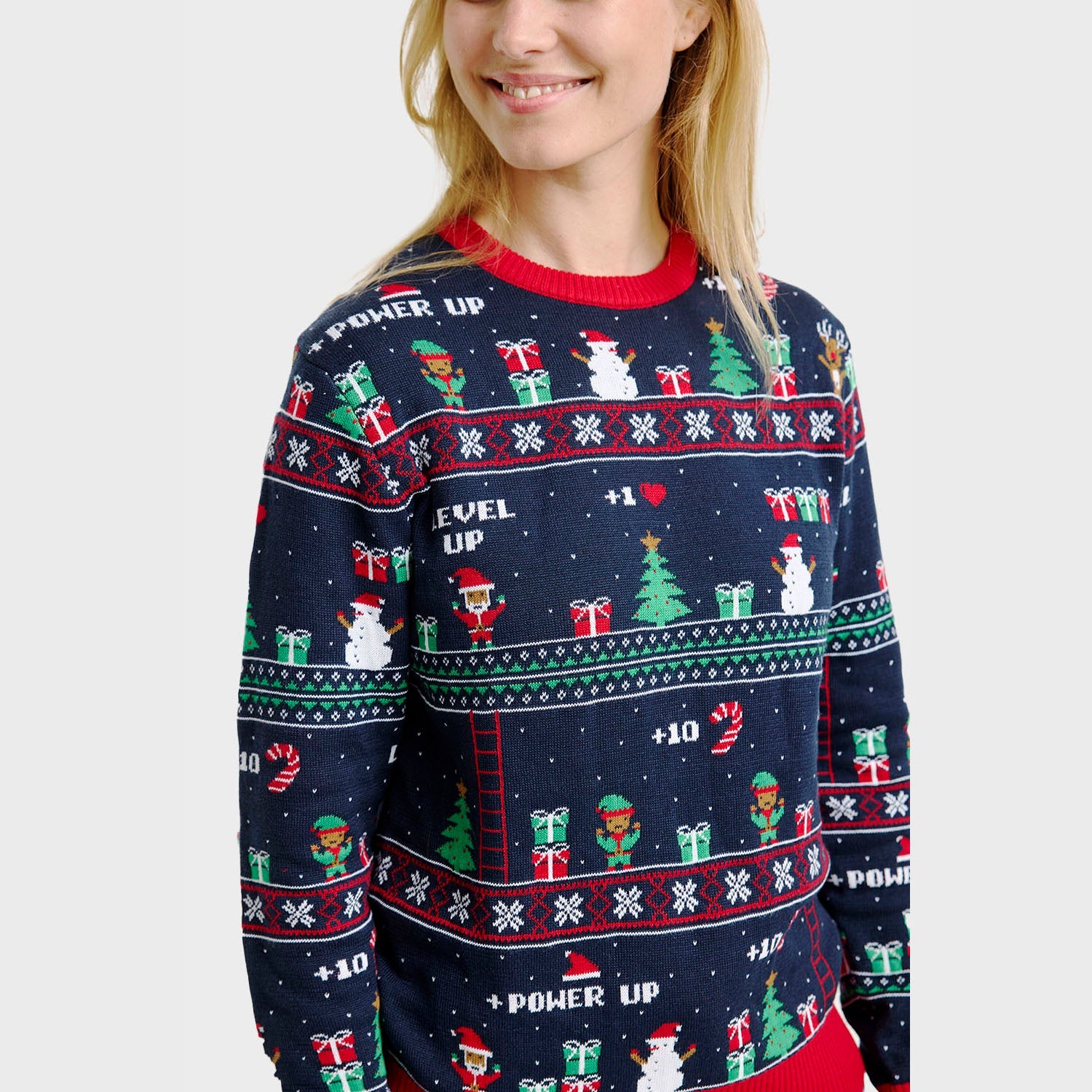 Vintage Gaming Christmas Sweater β Women
